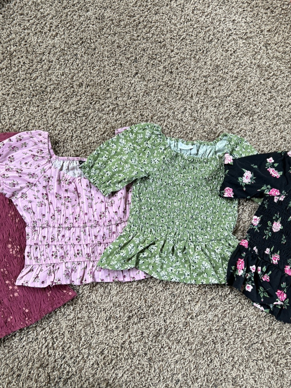 The Childrens Place, Thereabouts, and Art Class tops (7-8)